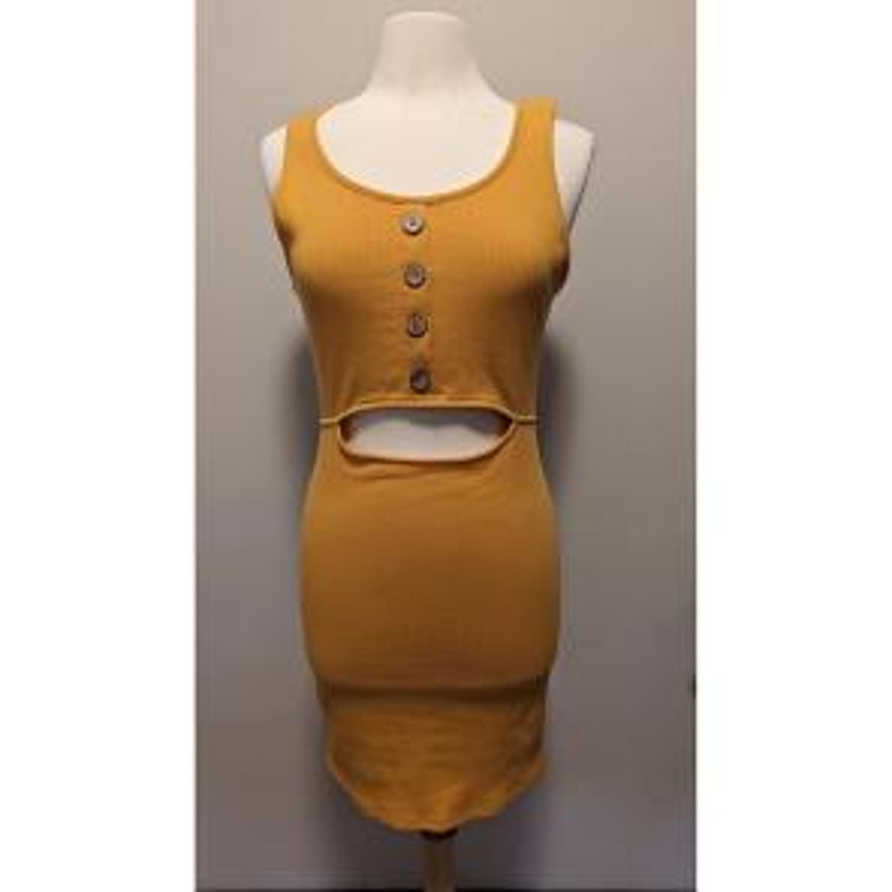 Rue21 Mustard Button-Front Skirt Set